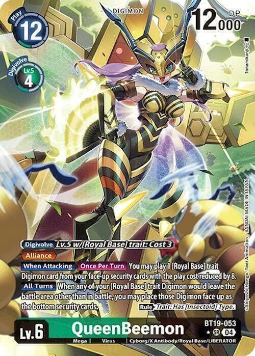 QueenBeemon (Alternate Art) (BT19-053)