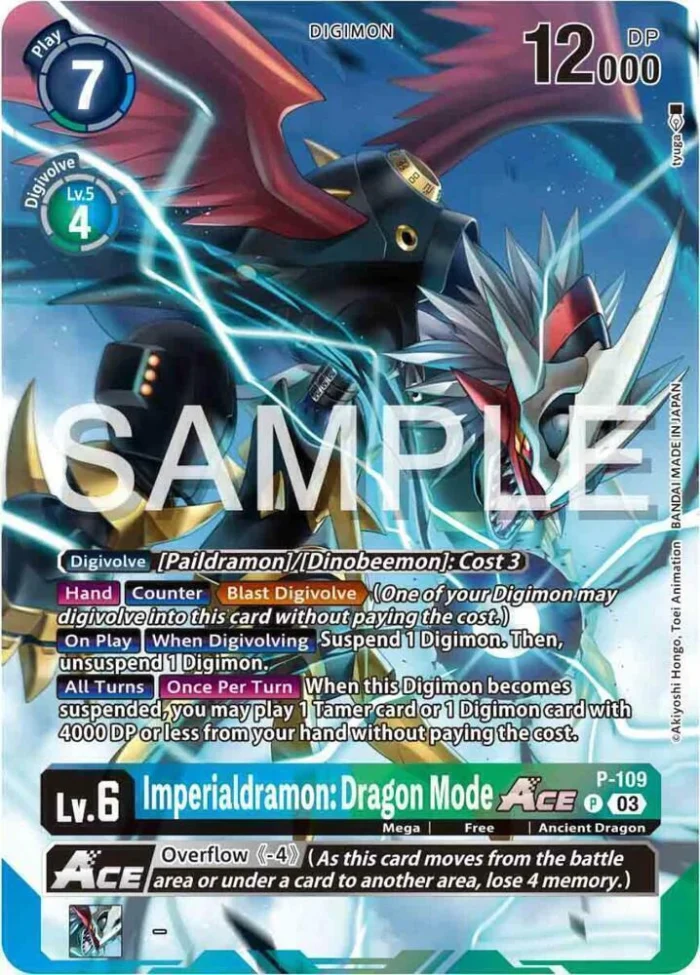 Imperialdramon: Dragon Mode ACE (Digimon Adventure 02: The Beginning Set) (P-109)