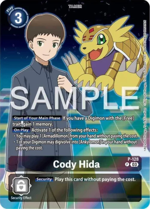 Cody Hida (Digimon Adventure 02: The Beginning Set) (P-128)
