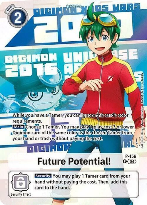 Future Potential! (Digimon Animation Series 25th Anniversary Set) (P-156)