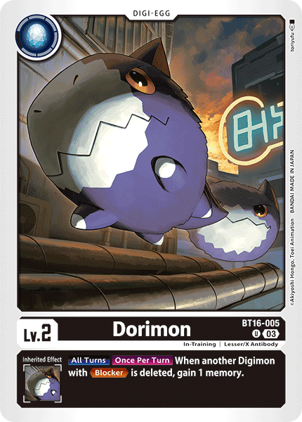 Dorimon (BT16-005) (Box Promotion Pack: Beginning Observer)