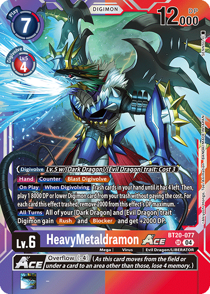 HeavyMetaldramon ACE (BT20-077)