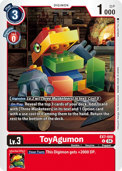 ToyAgumon (Foil) (EX7-008)