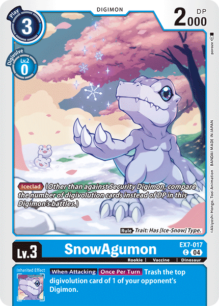 SnowAgumon (Foil) (EX7-017)