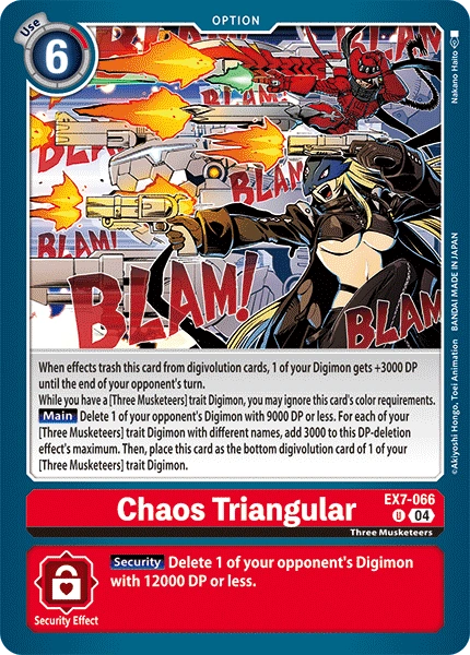 Chaos Triangular (Foil) (EX7-066)