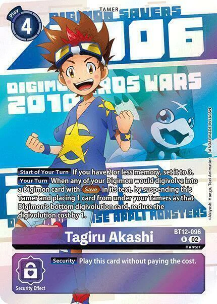 Tagiru Akashi (Digimon Animation Series 25th Anniversary Set) (BT12-096)