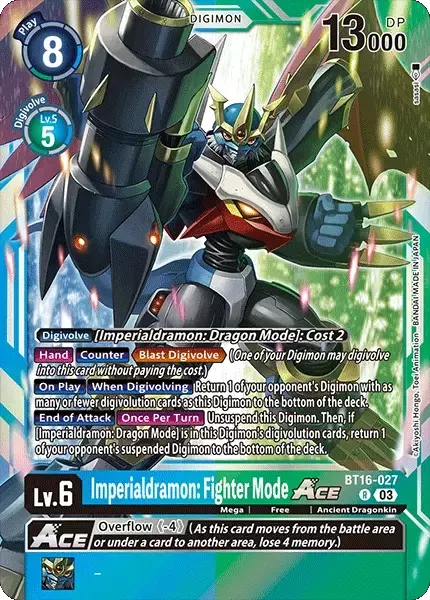 Imperialdramon: Fighter Mode (BT16-027)