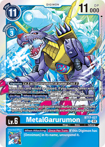 MetalGarurumon (BT17-027)