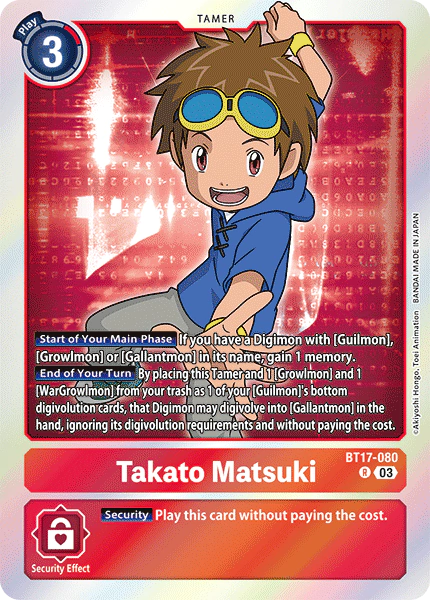 Takato Matsuki (BT17-080)