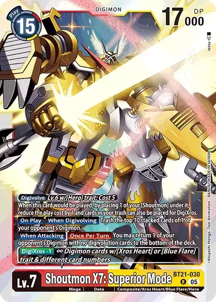 Shoutmon X7: Superior Mode (BT21-030)