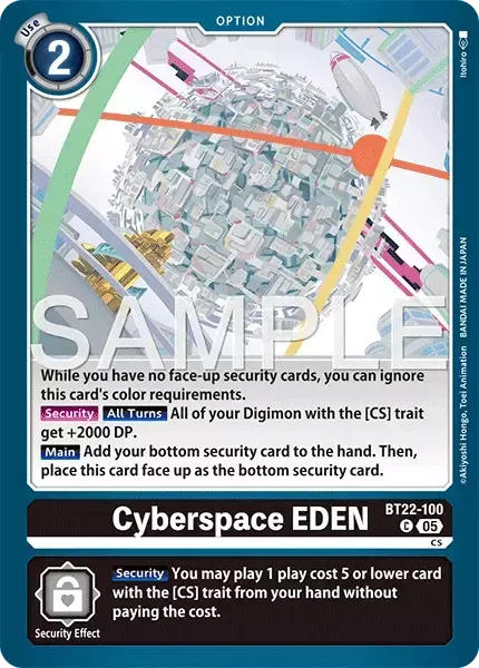 Cyberspace EDEN (BT22-100)