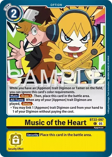 Music of the Heart (BT22-097)
