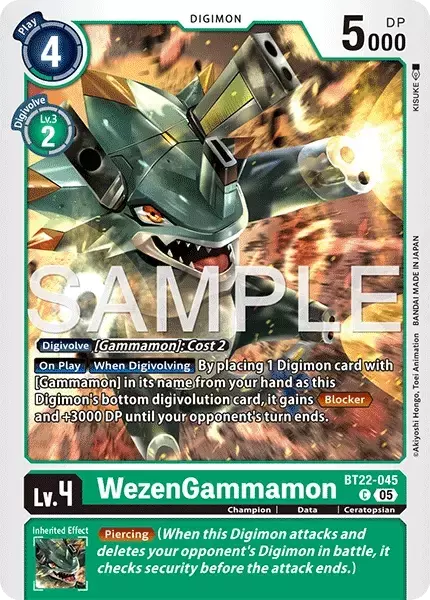WezenGammamon (BT22-045)