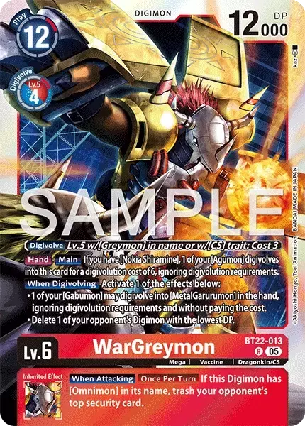 WarGreymon (BT22-013)