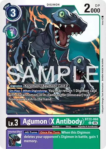 Agumon (X Antibody) (BT22-068)