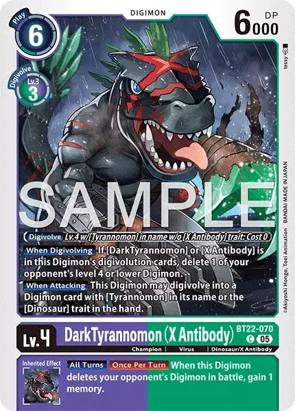 DarkTyrannomon (X Antibody) (BT22-070)