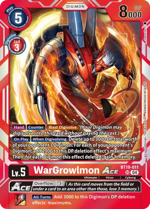 WarGrowlmon ACE (BT19-011)