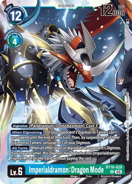 Imperialdramon: Dragon Mode (BT16-028)