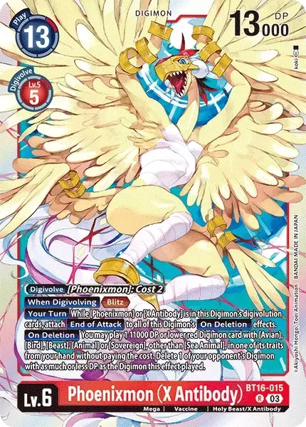 Phoenixmon (X Antibody) (BT16-015)