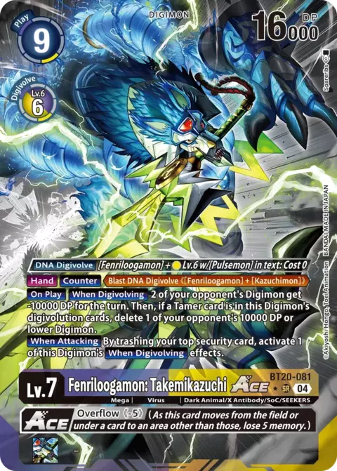Fenriloogamon: Takemikazuchi ACE (Alternate Art) (BT20-081)