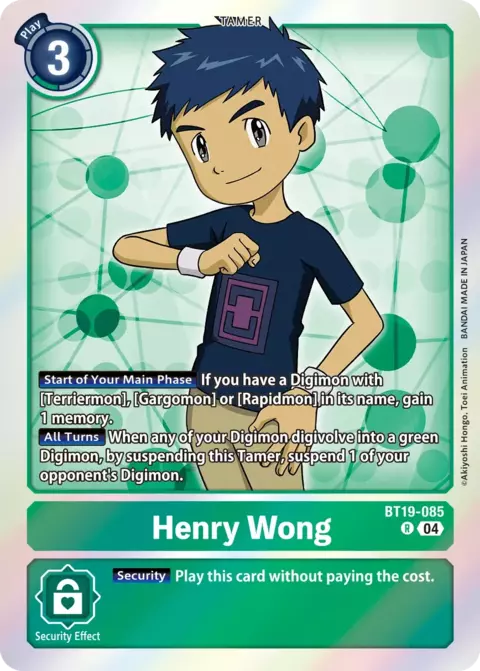 Henry Wong (BT19-085)