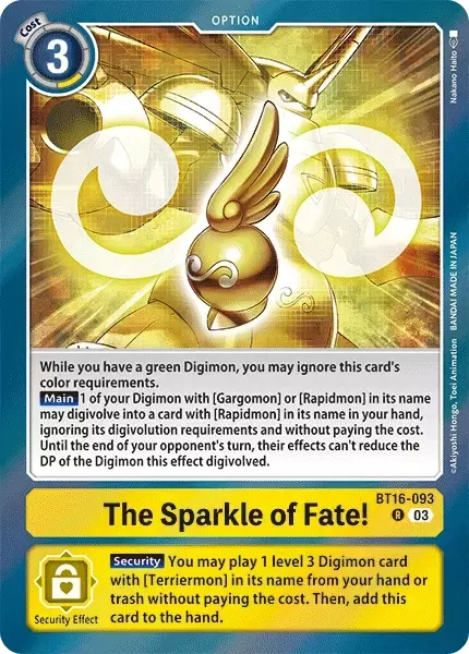 The Sparkle of Fate! (BT16-093)